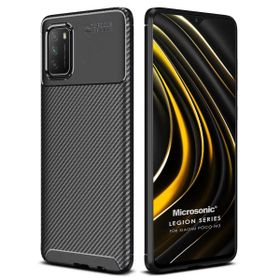 Microsonic Xiaomi Poco M3 Legion Series Siyah Kılıf