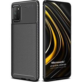 Microsonic Xiaomi Poco M3 Legion Series Siyah Kılıf