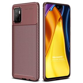 Microsonic Xiaomi Poco M3 Pro Legion Series Kahverengi Kılıf