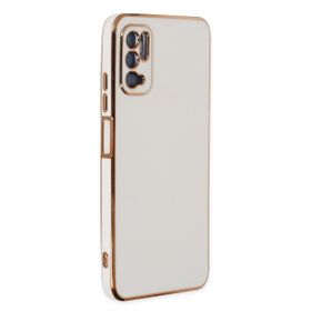 Microsonic Xiaomi Poco M3 Pro Olive Plated Beyaz Kılıf