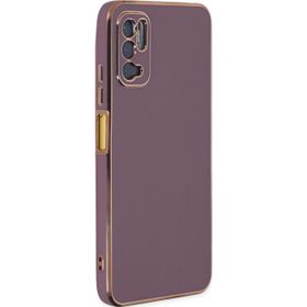Microsonic Xiaomi Poco M3 Pro Olive Plated Lila Kılıf