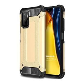 Microsonic Xiaomi Poco M3 Pro Rugged Armor Gold Kılıf