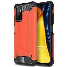 Microsonic Xiaomi Poco M3 Pro Rugged Armor Kırmızı Kılıf