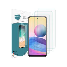 Microsonic Xiaomi Poco M3 Pro Screen Protector Nano Glass 3 Adet Cam Ekran Koruyucu