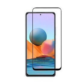 Microsonic Xiaomi Poco M3 Pro Tam Kaplayan Temperli Siyah Cam Ekran Koruyucu