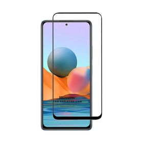 Microsonic Xiaomi Poco M3 Pro Tam Kaplayan Temperli Siyah Cam Ekran Koruyucu