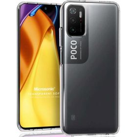 Microsonic Xiaomi Poco M3 Pro Transparent Soft Beyaz Kılıf