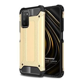 Microsonic Xiaomi Poco M3 Rugged Armor Gold Kılıf