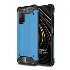 Microsonic Xiaomi Poco M3 Rugged Armor Mavi Kılıf