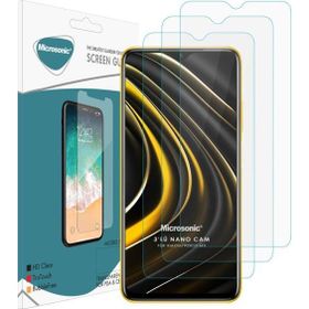 Microsonic Xiaomi Poco M3 Screen Protector Nano Glass Cam Ekran Koruyucu
