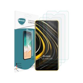 Microsonic Xiaomi Poco M3 Screen Protector Nano Glass Cam Ekran Koruyucu