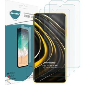 Microsonic Xiaomi Poco M3 Screen Protector Nano Glass Cam Ekran Koruyucu
