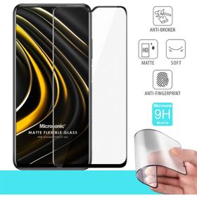 Microsonic Xiaomi Poco M3 Seramik Matte Flexible Siyah Ekran Koruyucu