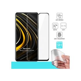 Microsonic Xiaomi Poco M3 Seramik Matte Flexible Siyah Ekran Koruyucu