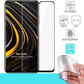 Microsonic Xiaomi Poco M3 Seramik Matte Flexible Siyah Ekran Koruyucu