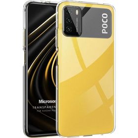 Microsonic Xiaomi Poco M3 Transparent Soft Beyaz Kılıf