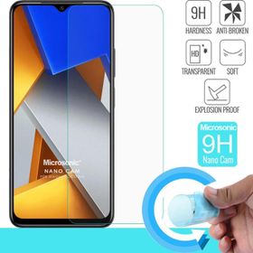Microsonic Xiaomi Poco M4 Nano Glass Cam Ekran Koruyucu
