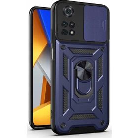 Microsonic Xiaomi Poco M4 Pro 4G Impact Resistant Lacivert Kılıf