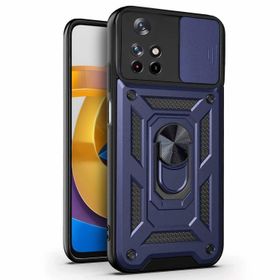 Microsonic Xiaomi Poco M4 Pro Impact Resistant Lacivert Kılıf