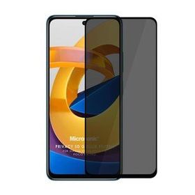 Microsonic Xiaomi Poco M4 Pro Privacy 5D Gizlilik Filtreli Siyah Cam Ekran Koruyucu