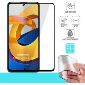 Microsonic Xiaomi Poco M4 Pro Seramik Matte Flexible Siyah Ekran Koruyucu