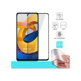 Microsonic Xiaomi Poco M4 Pro Seramik Matte Flexible Siyah Ekran Koruyucu
