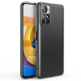 Microsonic Xiaomi Poco M4 Pro Transparent Soft Beyaz Kılıf