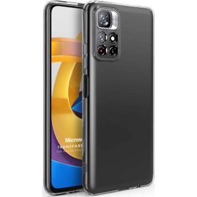 Microsonic Xiaomi Poco M4 Pro Transparent Soft Beyaz Kılıf
