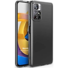 Microsonic Xiaomi Poco M4 Pro Transparent Soft Beyaz Kılıf