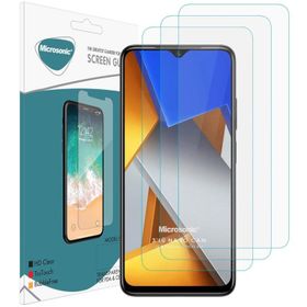 Microsonic Xiaomi Poco M4 Screen Protector Nano Glass 3 Adet Cam Ekran Koruyucu