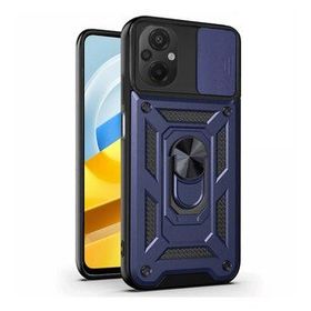 Microsonic Xiaomi Poco M5 Impact Resistant Lacivert Kılıf