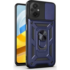 Microsonic Xiaomi Poco M5 Impact Resistant Lacivert Kılıf