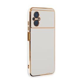 Microsonic Xiaomi Poco M5 Olive Plated Beyaz Kılıf