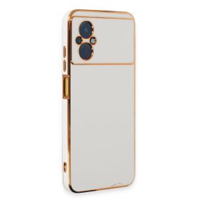 Microsonic Xiaomi Poco M5 Olive Plated Beyaz Kılıf