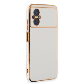 Microsonic Xiaomi Poco M5 Olive Plated Beyaz Kılıf