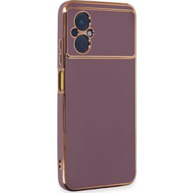 Microsonic Xiaomi Poco M5 Olive Plated Lila Kılıf