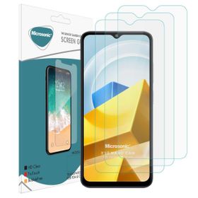 Microsonic Xiaomi Poco M5 Screen Protector Nano Glass 3 Adet Cam Ekran Koruyucu
