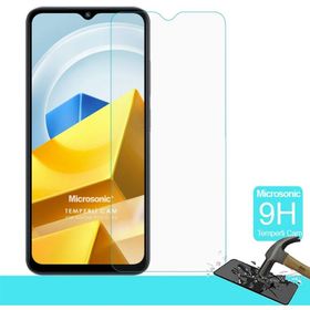 Microsonic Xiaomi Poco M5 Tempered Glass Cam Ekran Koruyucu