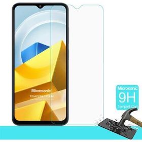 Microsonic Xiaomi Poco M5 Tempered Glass Cam Ekran Koruyucu