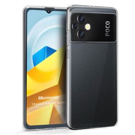 Microsonic Xiaomi Poco M5 Transparent Soft Şeffaf Kılıf