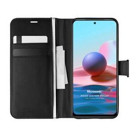 Microsonic Xiaomi Poco M5S Delux Leather Wallet Siyah Kılıf