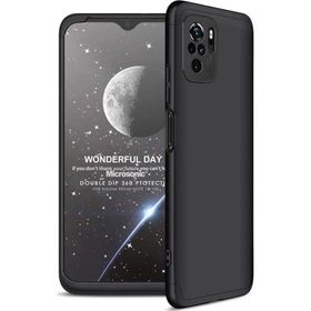 Microsonic Xiaomi Poco M5S Double Dip 360 Protective Siyah Kılıf