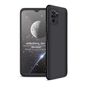 Microsonic Xiaomi Poco M5S Double Dip 360 Protective Siyah Kılıf