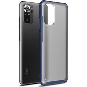 Microsonic Xiaomi Poco M5s Frosted Frame Lacivert Kılıf