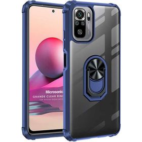 Microsonic Xiaomi Poco M5S Grande Clear Ring Holder Cep Telefonu Kılıfı