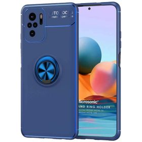 Microsonic Xiaomi Poco M5S Kickstand Ring Holder Cep Telefonu Kılıfı