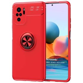 Microsonic Xiaomi Poco M5S Kickstand Ring Holder Cep Telefonu Kılıfı