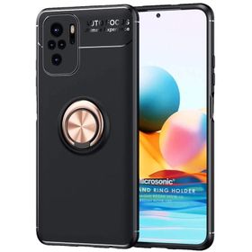 Microsonic Xiaomi Poco M5S Kickstand Ring Holder Cep Telefonu Kılıfı