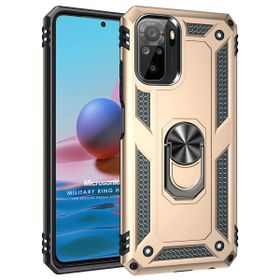 Microsonic Xiaomi Poco M5s Military Ring Holder Gold Kılıf