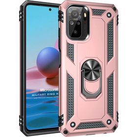 Microsonic Xiaomi Poco M5s Military Ring Holder Rose Gold Kılıf